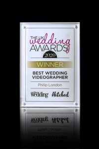 Best Wedding Videographer - UK Wedding Awards 2020