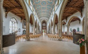 Chelmsford Cathedral: A breathtaking example of Gothic architecture with towering spires and intricate stonework, offering a stunning backdrop for weddings and events.